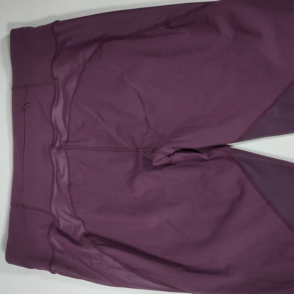 Sweaty Betty The Power purple cropped mesh leggings XL - Picture 4 of 8